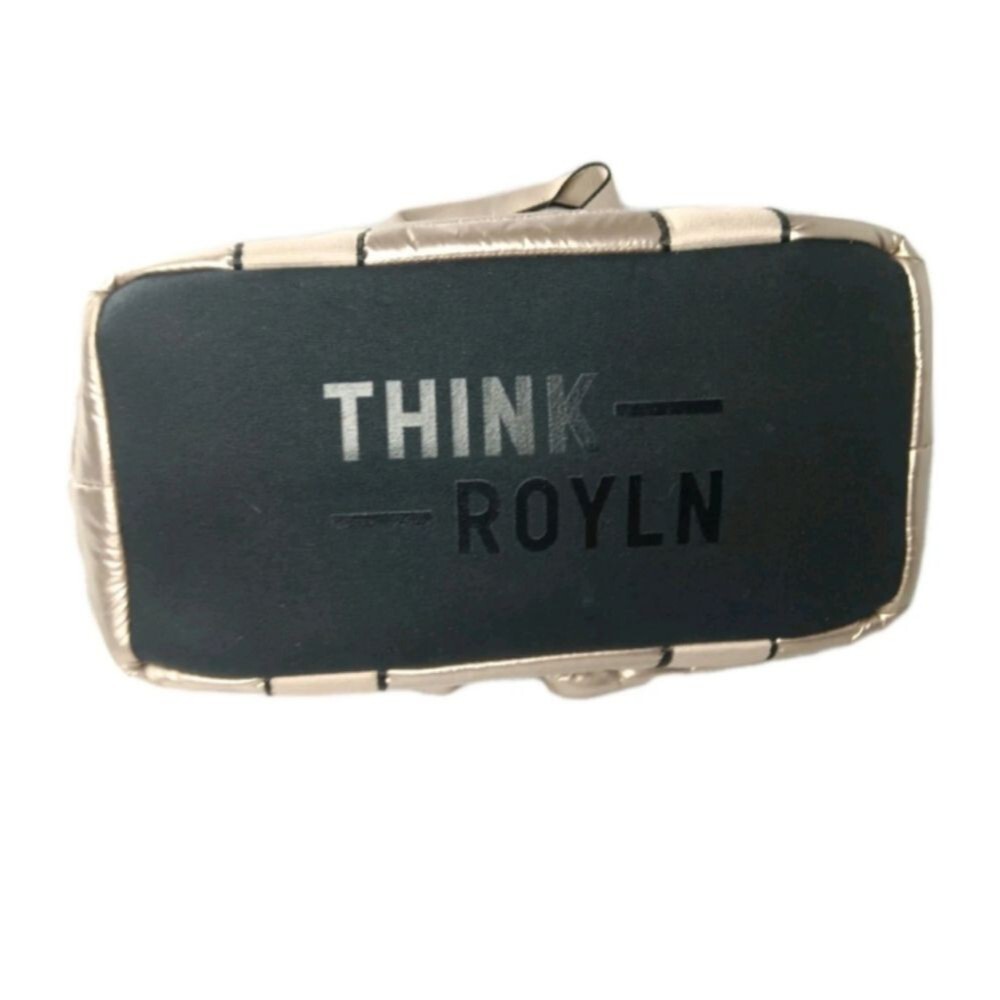 Think Royln Kira Cargo Pocket Tote Bag in Gold - Picture 8 of 12